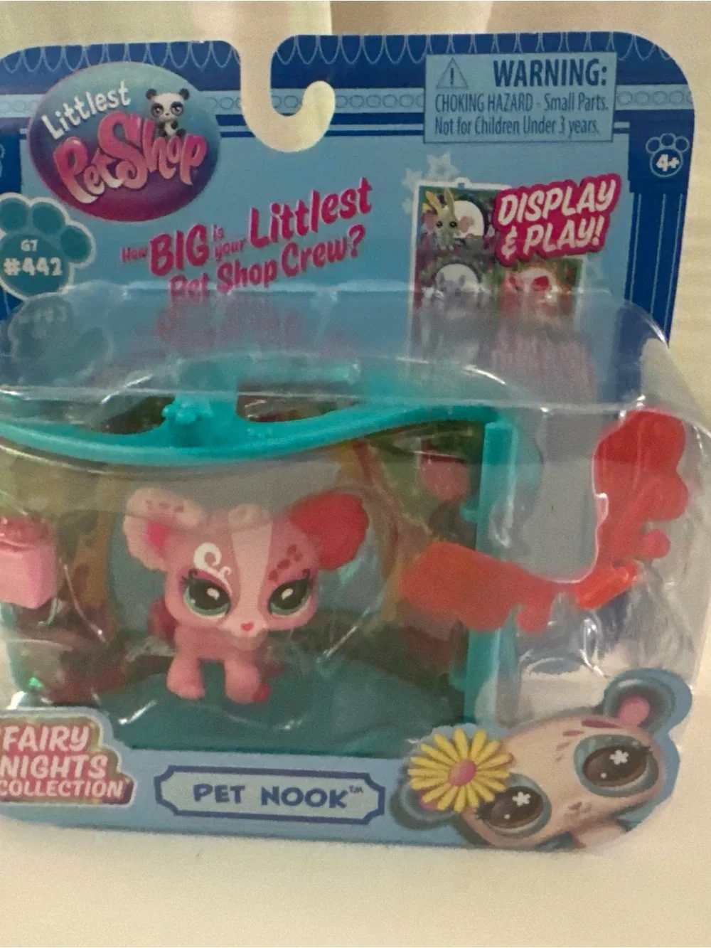 Littlest Pet Shop Pink & Teal Fairy Nights Pet Nook Playset